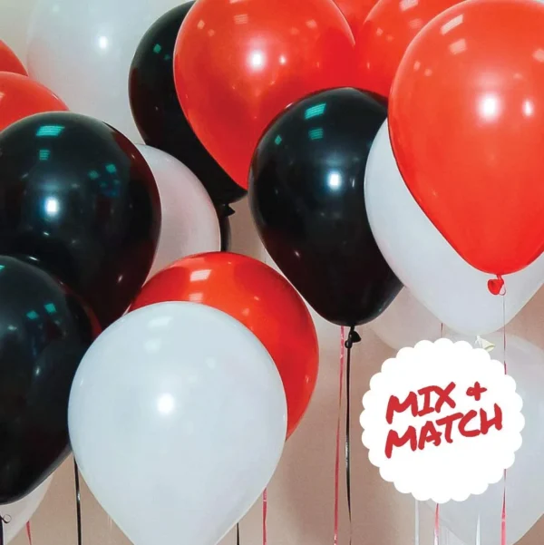 Red Balloons - Red Color Latex (10, 25, 50 and 100) Pieces - Image 4