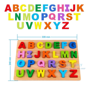 Wooden Alphabet ABC Letters Montessori Kids 3-8 Pakshoply Kids Toys