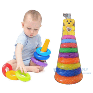 Pile Up Ring Tower Lightweight Stacking Toy Pakshoply Kids Toys