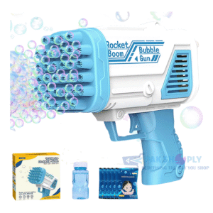 36 Holes Electric Bubble Machine Gun with Bubble Liquid Pakshoply Kids Toys