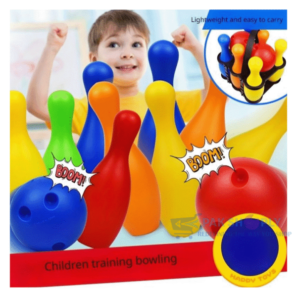 Top rated Bowling Set 6 Plastic Pins Balls Kids PakShoply Kids Toys
