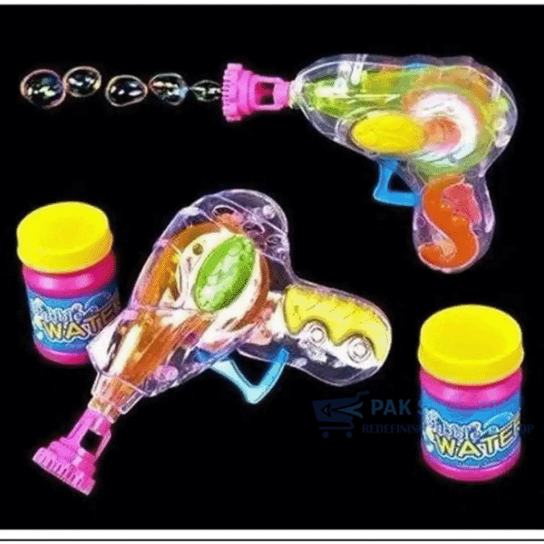 Light & Sound Bubble Blower Toy with Bubble Soap PakShoply Kids Toys