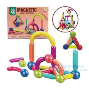 64 Pcs Magnetic Blocks Set Pakshoply Kids Toys