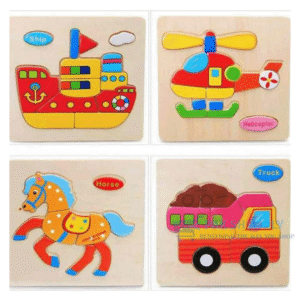 3D Wooden Jigsaw Puzzles Pakshoply Kids Toys