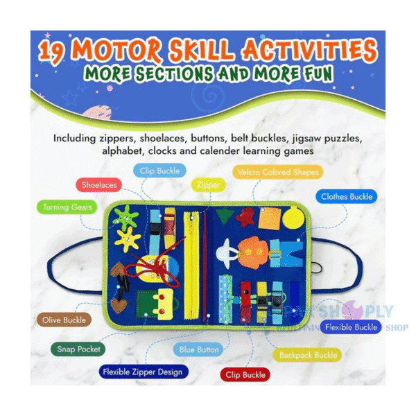 Busy Board Montessori Toys for Toddlers Pakshoply Kids Toys