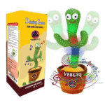 Dancing Cactus Talking Plush Toy with LED Lights Pakshoply Kids Toys