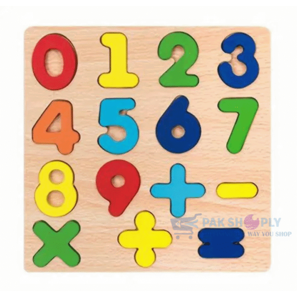 Best Wooden Numbers and Letters Puzzle for Kids 3-8 Pakshoply Kids Toys