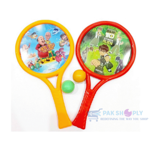 Best Quality Plastic Racket with 2 Balls PakShoply Kids Toys