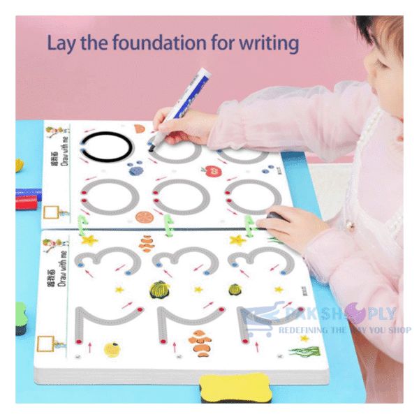 Magical Tracing Workbook for Kids with Erasable Pen Pakshoply Kids Toys