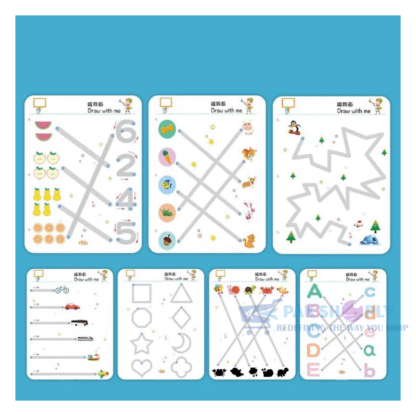 Magical Tracing Workbook for Kids with Erasable Pen Pakshoply Kids Toys