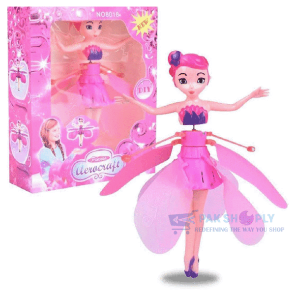 USB Rechargeable Flying Fairy Princess Doll for Girls PakShoply Kids Toys
