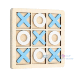 Wooden Tic Tac Toe XO Chess Board Pakshoply Kids Toys