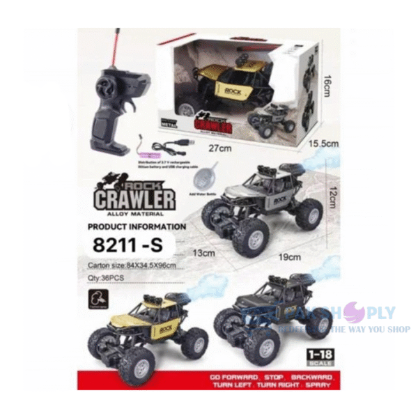 Rock Crawler Electric Remote Control Car Truck 4+ PakShoply Kids Toys