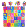 Best 36-Piece Foam Puzzle Mat Alphabet Numbers 2+ PakShoply Kids Toys