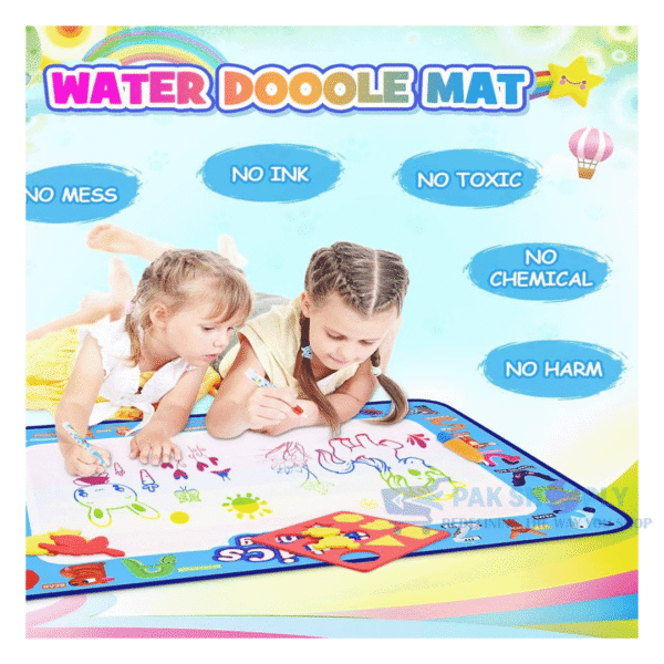 Best Magic Water Drawing Mat Reusabl Magic Pens 3+ PakShoply Kids Toys