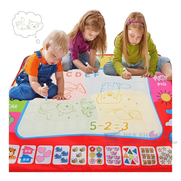 Best Magic Water Drawing Mat Reusabl Magic Pens 3+ PakShoply Kids Toys